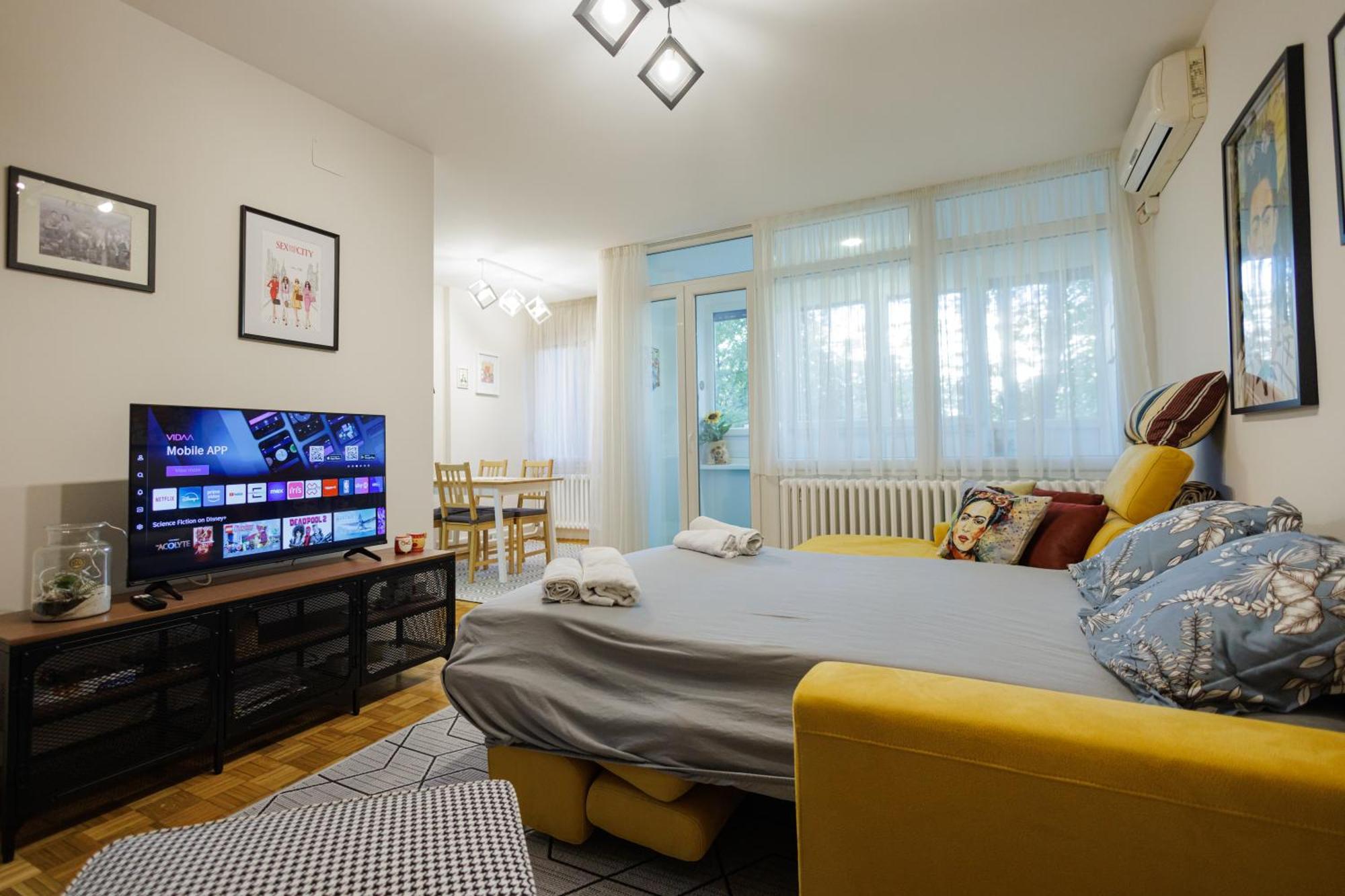 Sava Centar 1-Bedroom Apartments In The Heart Of New Belgrado Buitenkant foto